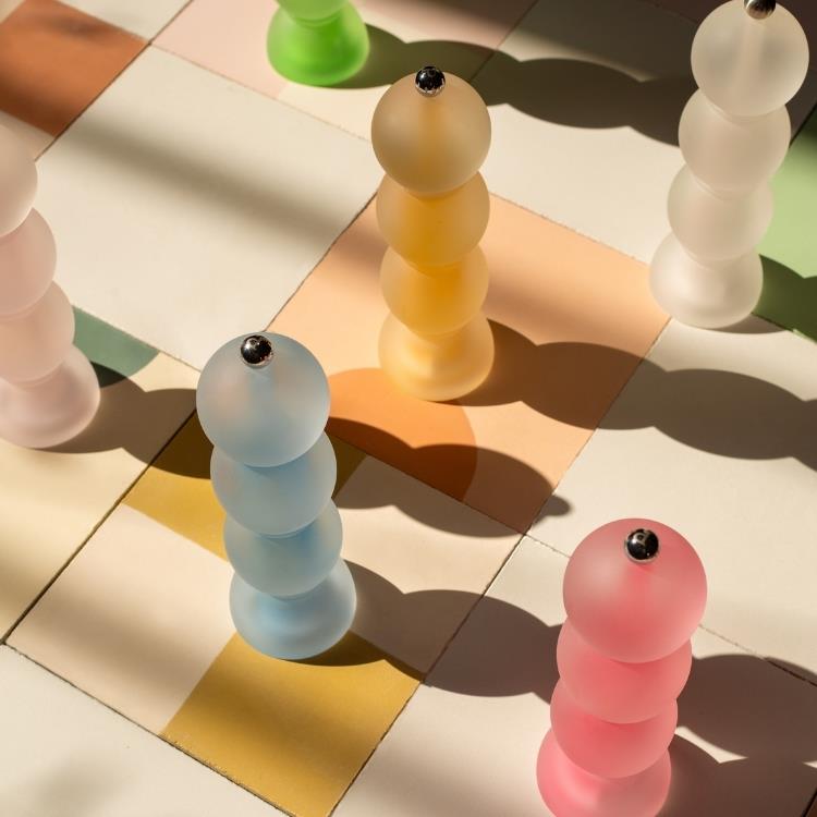 Amber Frosty Bobbin Salt or Pepper Mill - Addison Ross Ltd UK