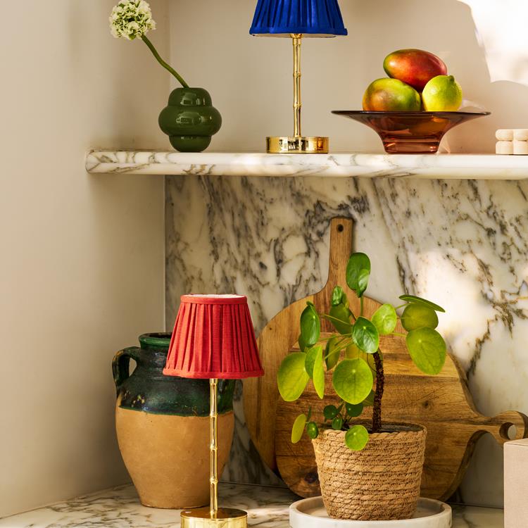 Bamboo Lamp Base Gold 30cm - Addison Ross Ltd UK