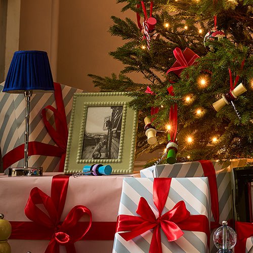 Bow Tie Corkscrew Leaf & Eau de Nil - Addison Ross Ltd UK