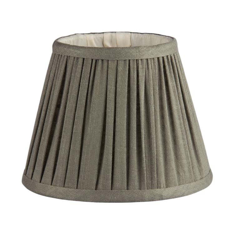 Khaki Empire Lampshade - Dark Green Pleated Lampshade – Addison
