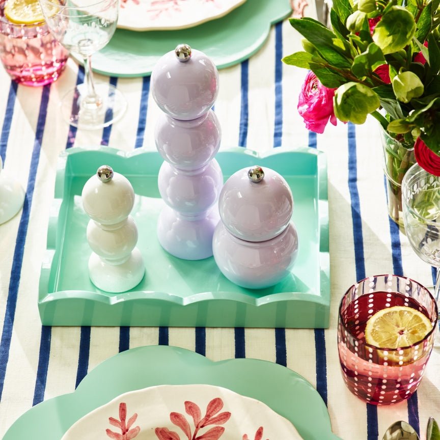 Lilac Bobbin Salt or Pepper Mill - Addison Ross Ltd UK