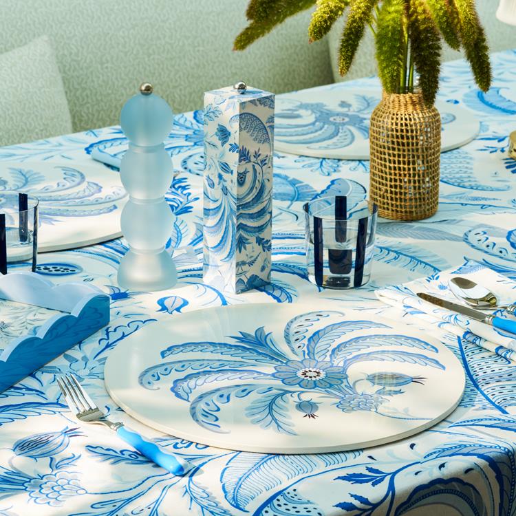 Palm Beach Blue Placemats - Set of 4 - Addison Ross Ltd UK