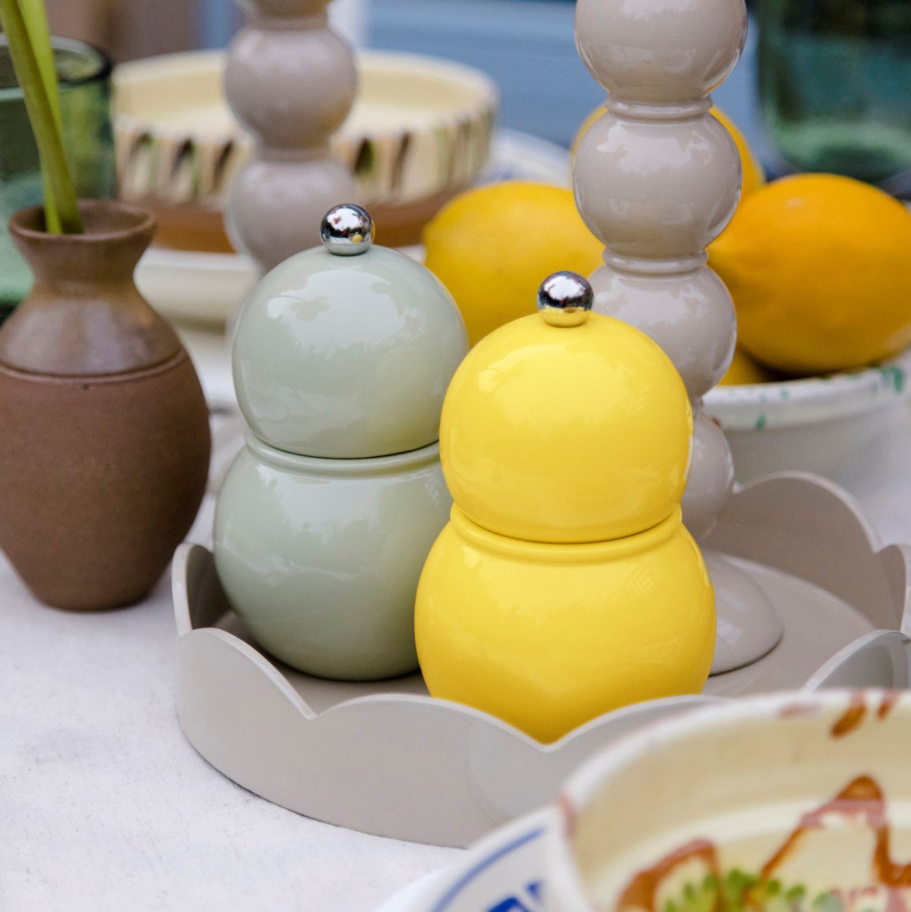 Yellow Chubbie Salt & Pepper Mill - Addison Ross Ltd UK