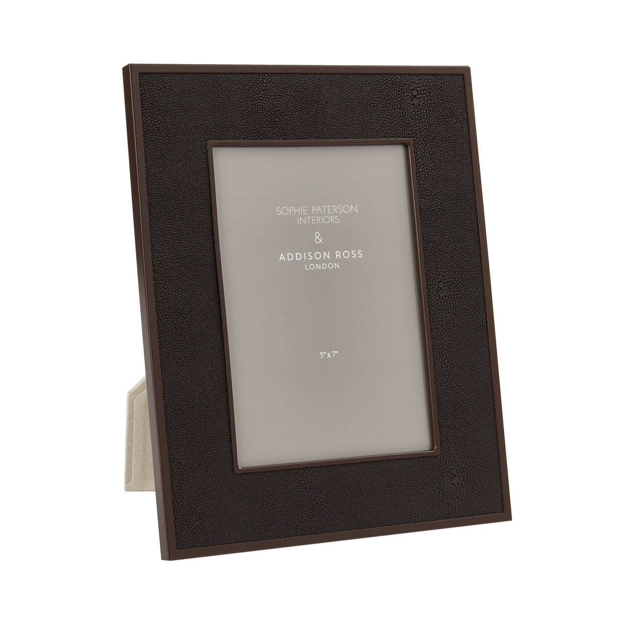 Anthracite Faux Shagreen & Bronze Photo Frame - Addison Ross Ltd UK