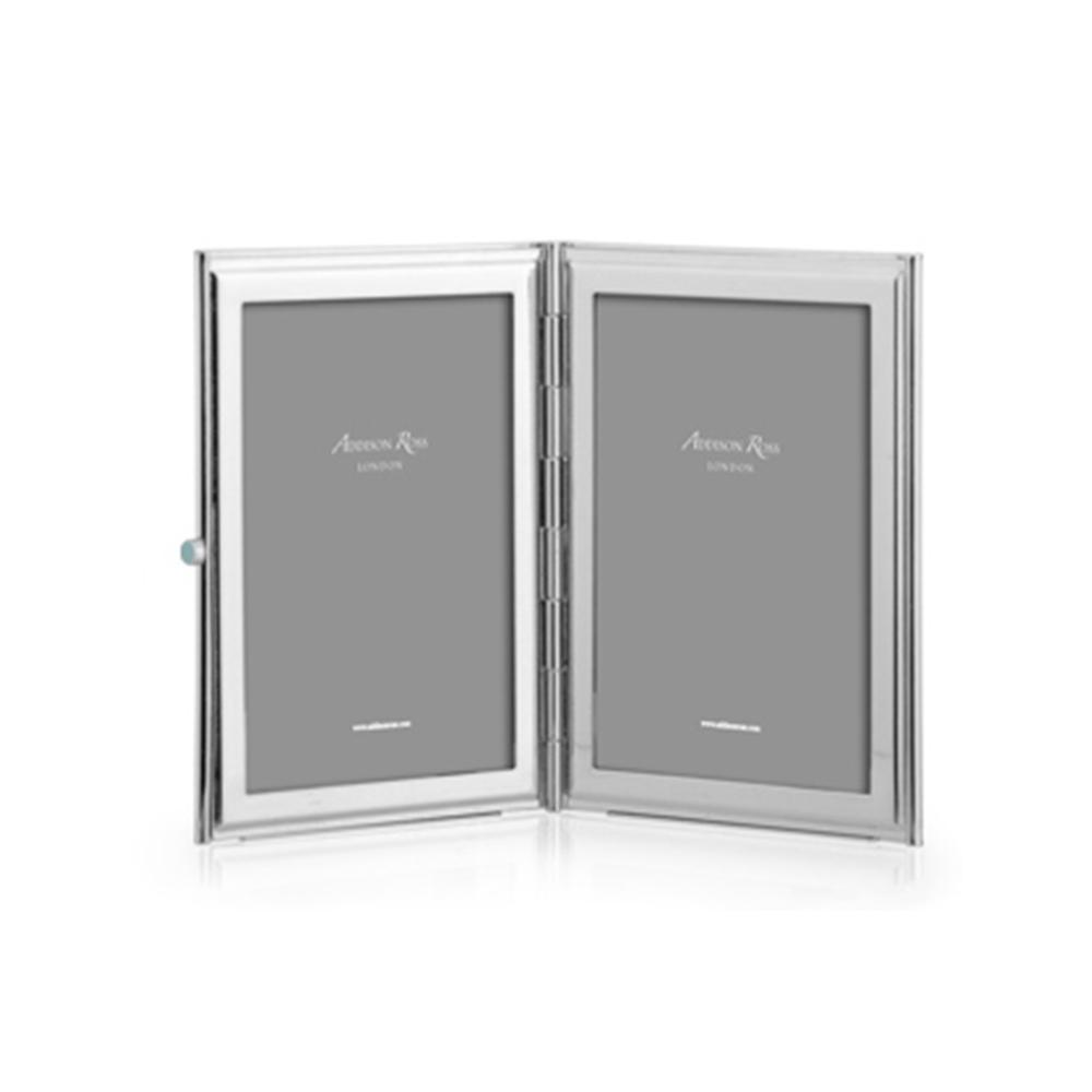 Blue & Silver Plate Travel Frame - Addison Ross Ltd UK