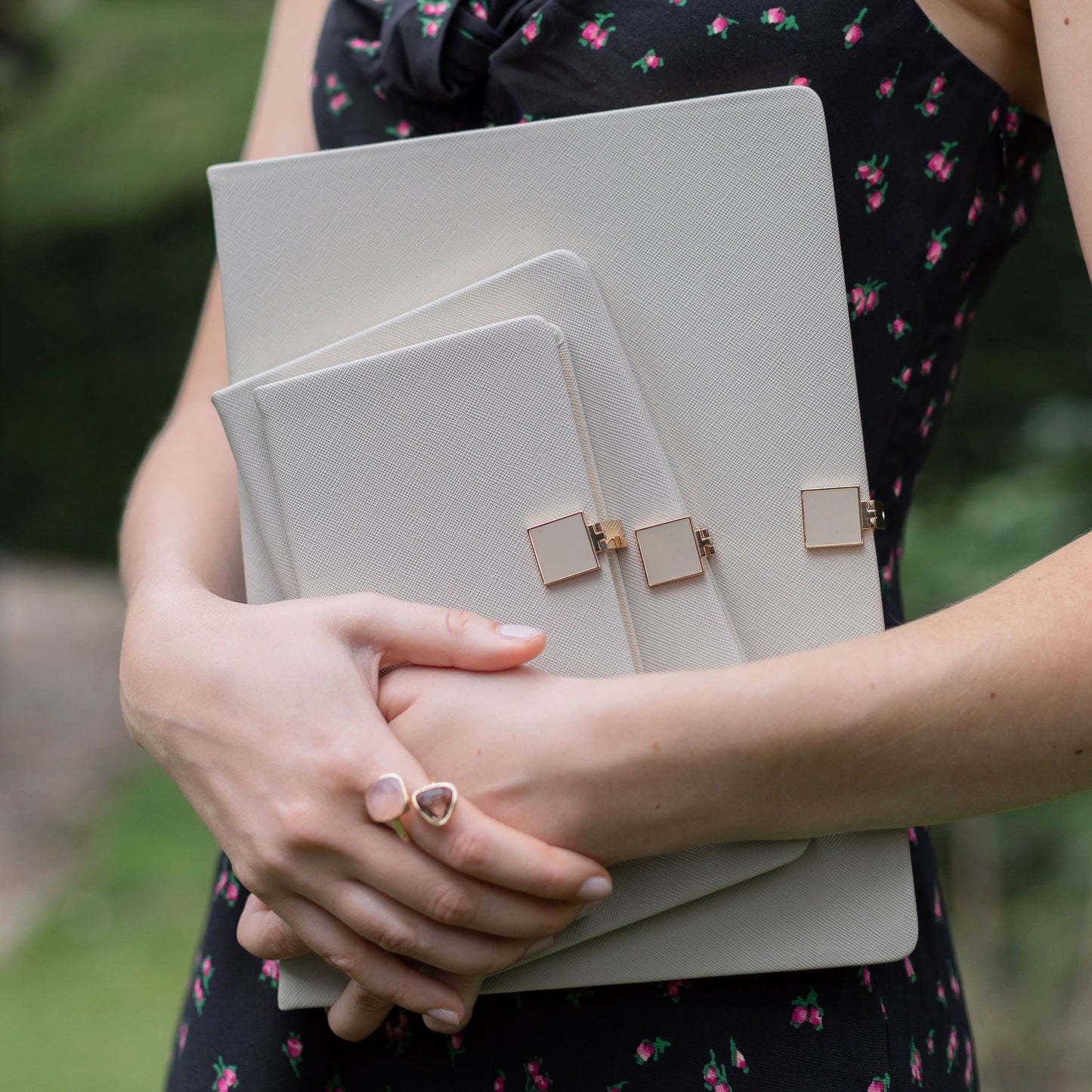 Grey & Gold A4 Notebook - Addison Ross Ltd UK