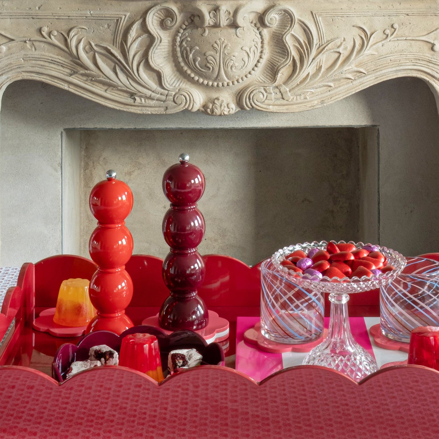 Red Bobbin Salt or Pepper Mill - Addison Ross Ltd UK