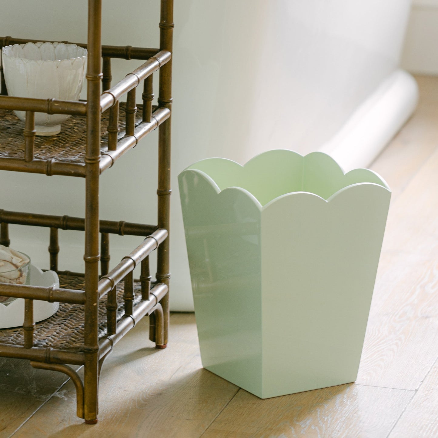 Scallop Bin Mint Green - Addison Ross Ltd UK