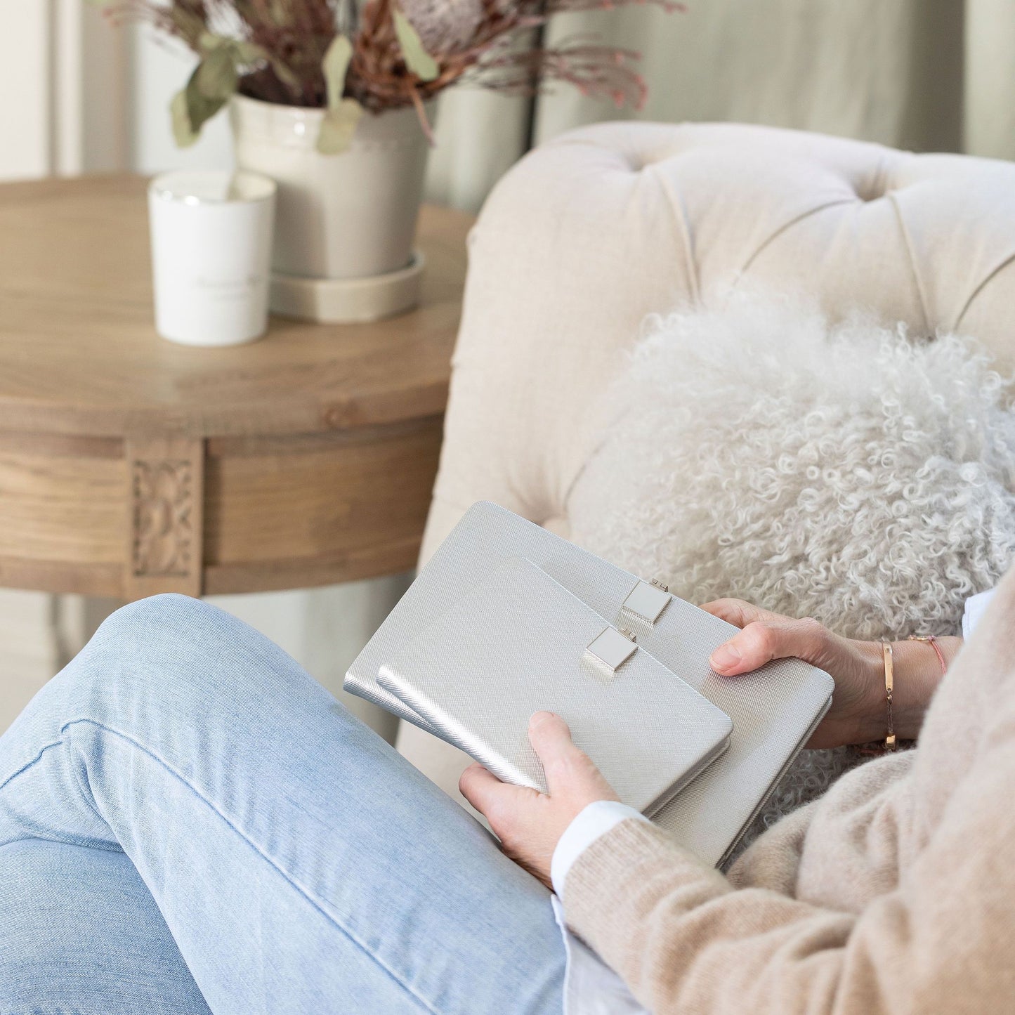 Silver & Silver A5 Notebook - Addison Ross Ltd UK