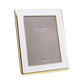 White Enamel & Gold Curve Frame - Addison Ross Ltd UK