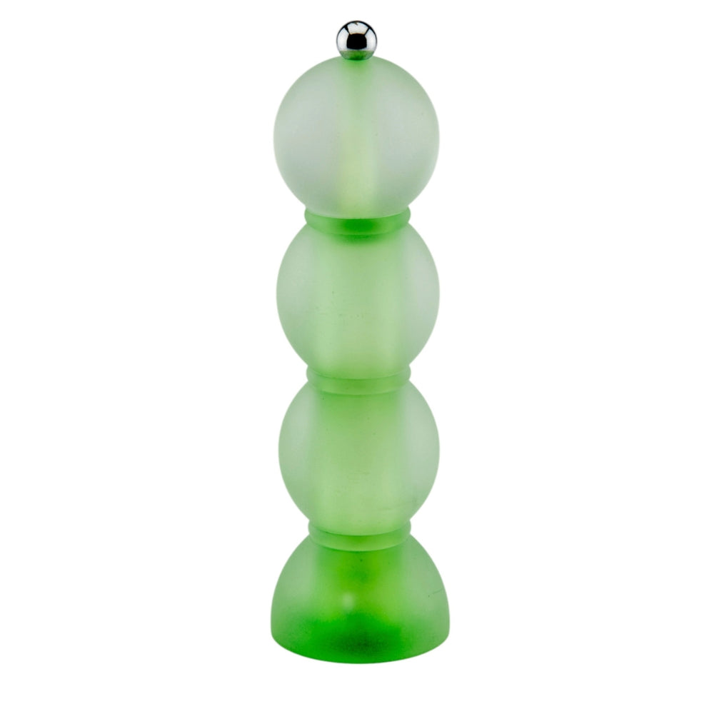 Green Frosty Bobbin Salt or Pepper Mill