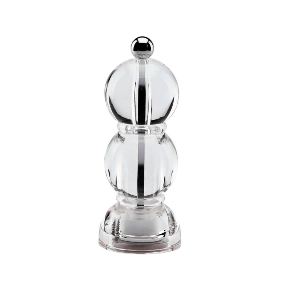 Clear Icy Mini Bob Salt or Pepper Mill