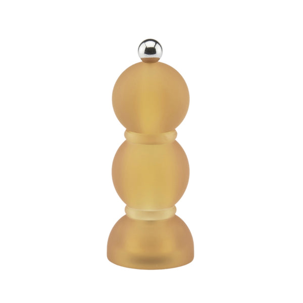 Amber Frosty Mini Bob Salt or Pepper Mill