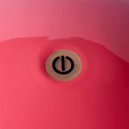 Watermelon Lacquer Rechargeable Bobbin LED Lamp