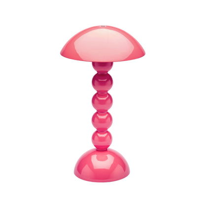 Watermelon Lacquer Rechargeable Bobbin LED Lamp