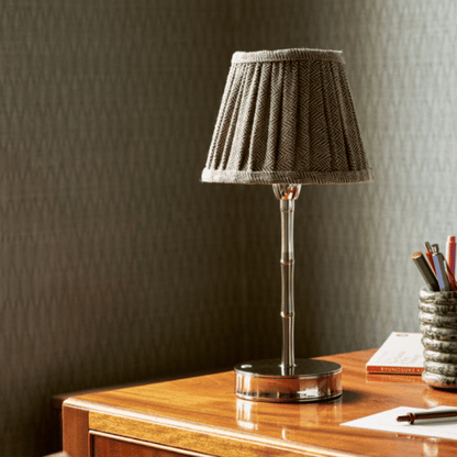 Herringbone Beige Empire Lampshade - 16cm