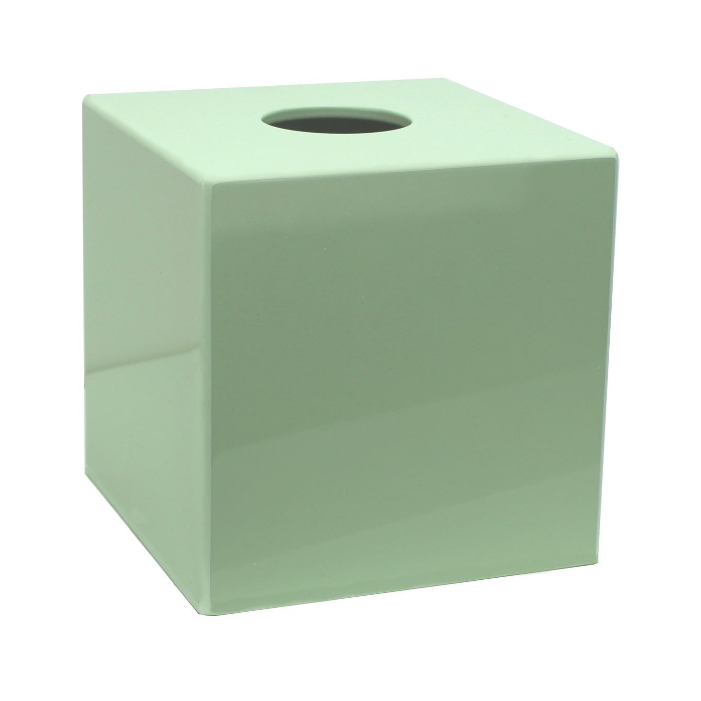 Mint Square Tissue Box