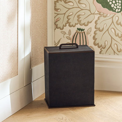 Anthracite Faux Shagreen Bin - Addison Ross Ltd UK