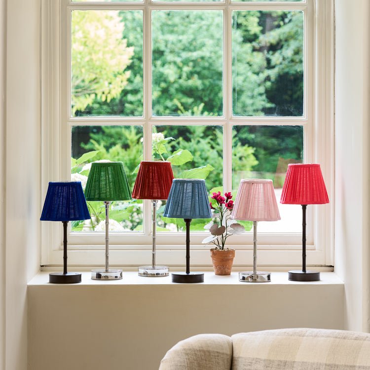 Bamboo Rechargeable Lamp and Shade - Addison Ross Ltd UK