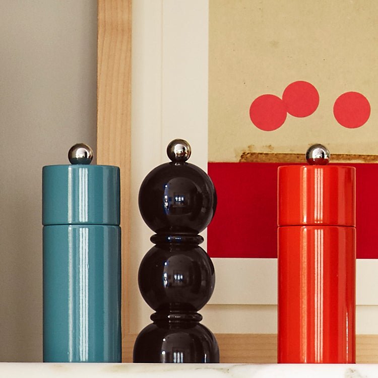 Black Mini Bob Salt or Pepper Mill - Addison Ross Ltd UK