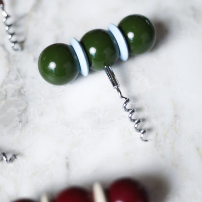 Bobbin Corkscrew Khaki Green & Pale Denim - Addison Ross Ltd UK