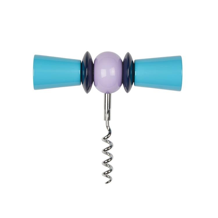 Bow Tie Corkscrew Aqua & Lilac - Addison Ross Ltd UK
