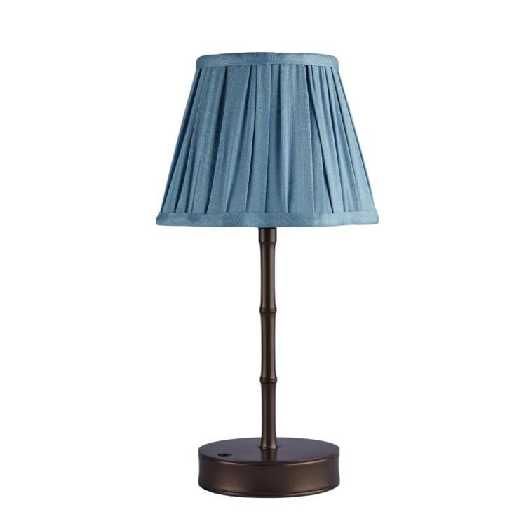 Bronze Bamboo Rechargeable Lamp Base - 25cm - Addison Ross Ltd UK