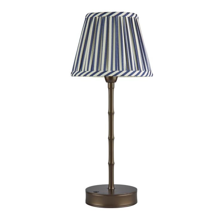 Bronze Bamboo Rechargeable Lamp Base - 30cm - Addison Ross Ltd UK
