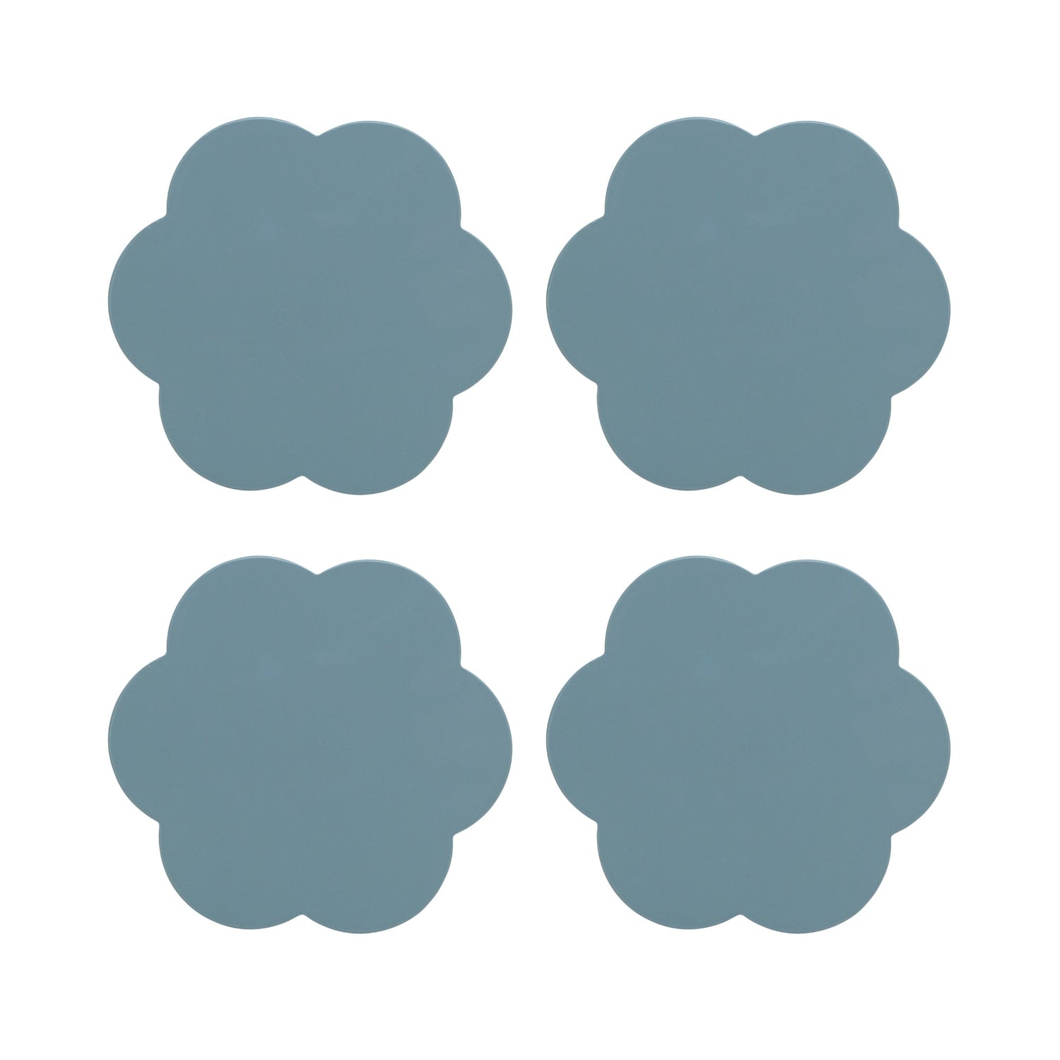 Chambray Blue Coasters – Set of 4 - Addison Ross Ltd UK