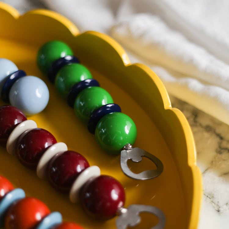 Cherry and Cappuccino Bobbin Bottle Opener - Addison Ross Ltd UK