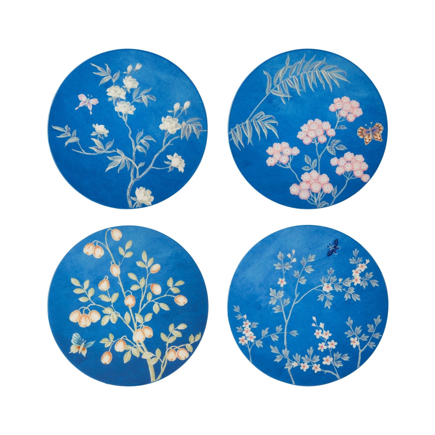 Blue Chinoiserie Coasters - Set of 4 - Addison Ross Ltd UK