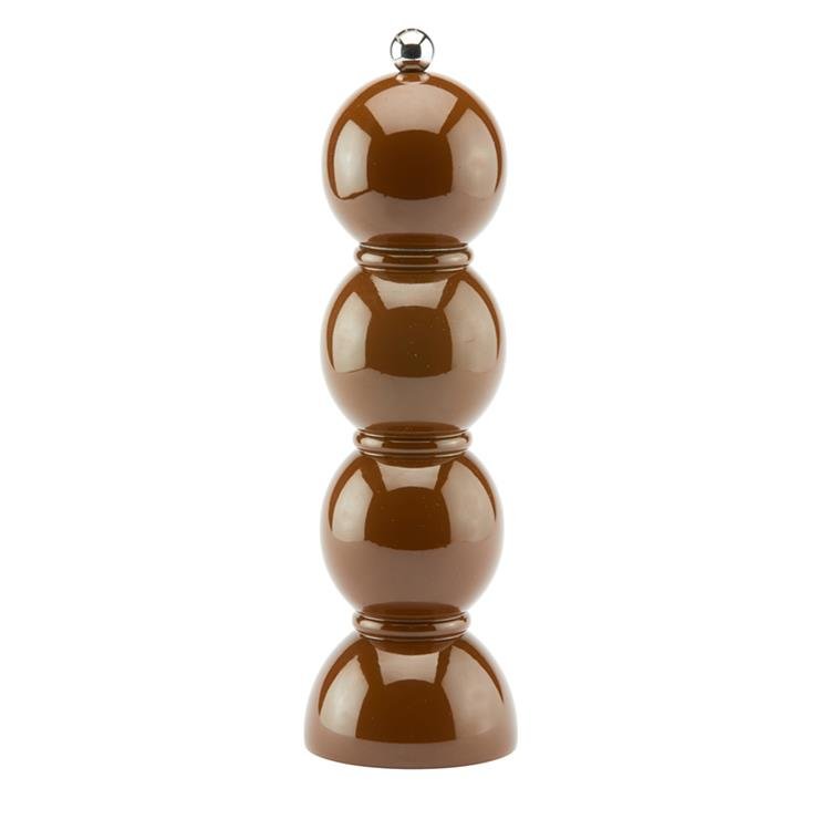 Chocolate Bobbin Lacquer Salt or Pepper Mill - Addison Ross Ltd UK