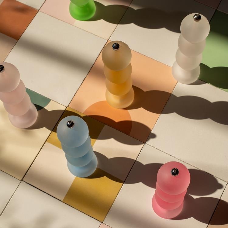 Clear Frosty Bobbin Salt or Pepper Mill - Addison Ross Ltd UK