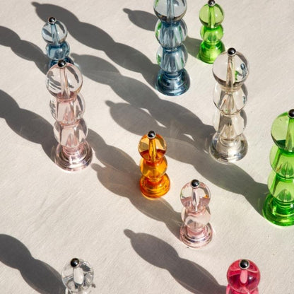 Clear Icy Bobbin Salt or Pepper Mill - Addison Ross Ltd UK