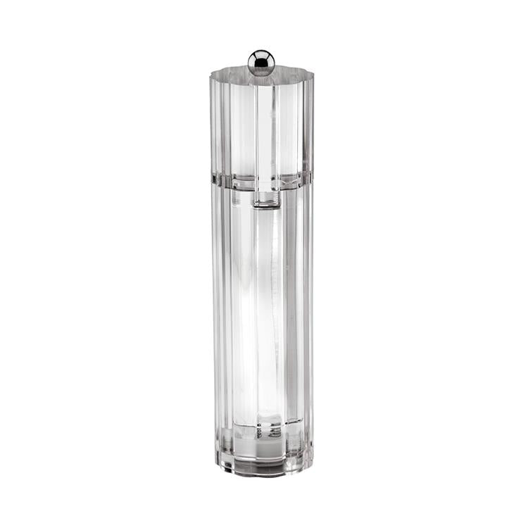 Clear Icy Flute Salt or Pepper Mill - Addison Ross Ltd UK