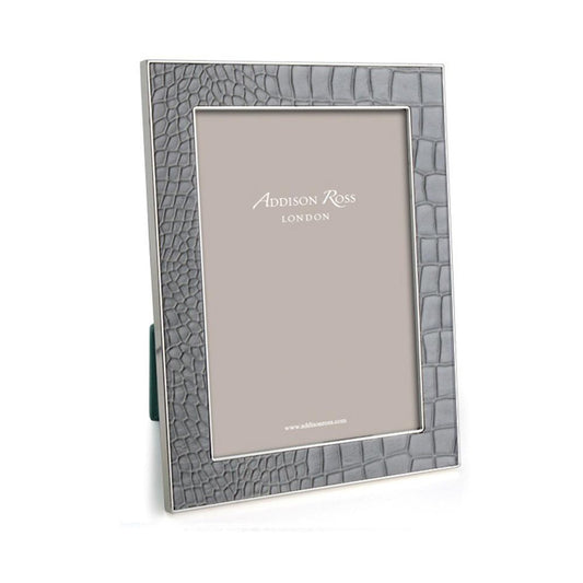 Dove Croc & Silver Frame - Addison Ross Ltd UK