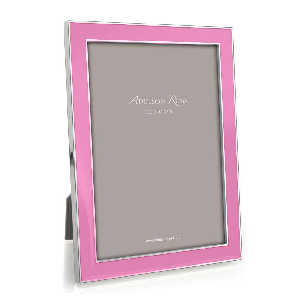 Electric Enamel & Silver Frame