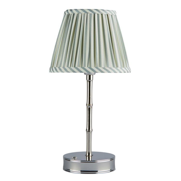Empire Lampshade Chambray Stripe 16cm - Addison Ross Ltd UK