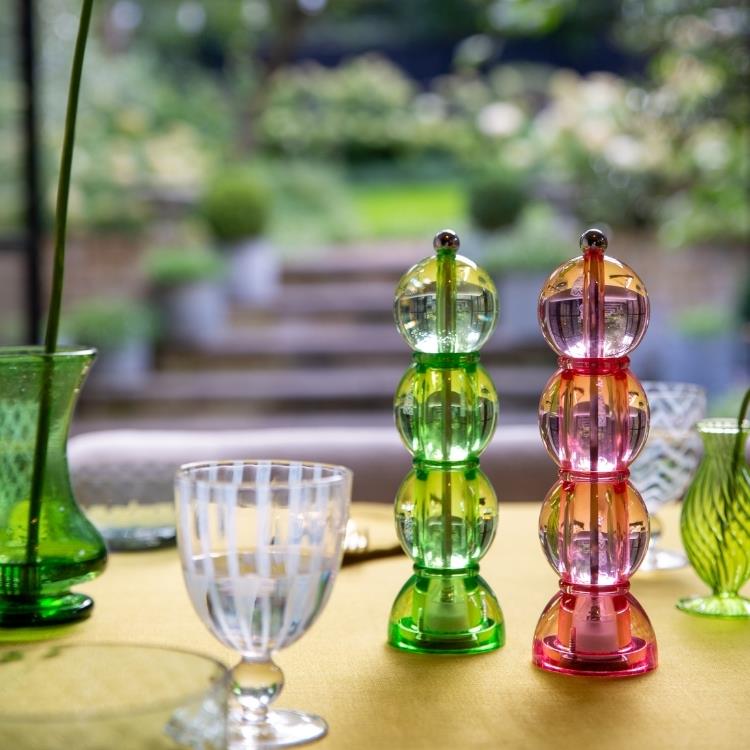 Green Icy Bobbin Salt or Pepper Mill - Addison Ross Ltd UK