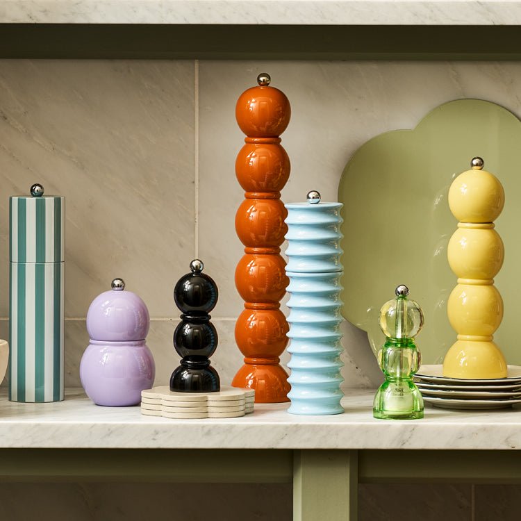 Green Icy Mini Bob Salt or Pepper Mill - Addison Ross Ltd UK