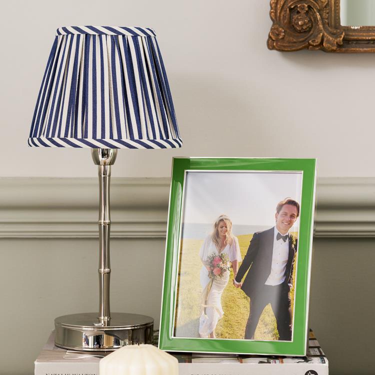 Leaf Green Enamel & Silver Frame - Addison Ross Ltd UK