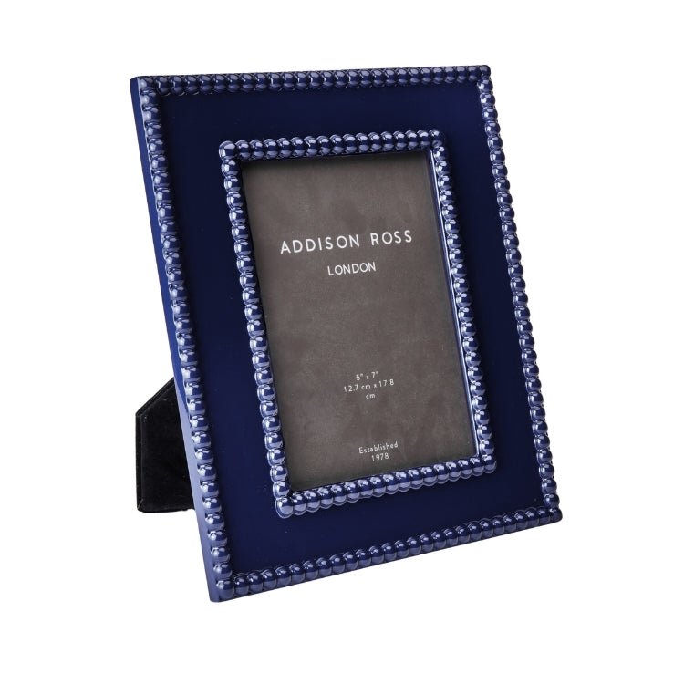 Navy Bobbin Lacquer Photo Frame – Addison Ross Ltd UK