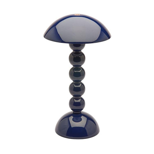 Navy Lacquer Rechargeable Bobbin LED Lamp - Addison Ross Ltd UK