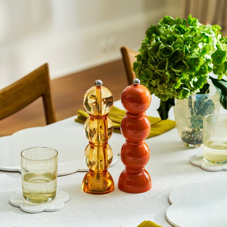 Orange Bobbin Salt or Pepper Mill - Addison Ross Ltd UK