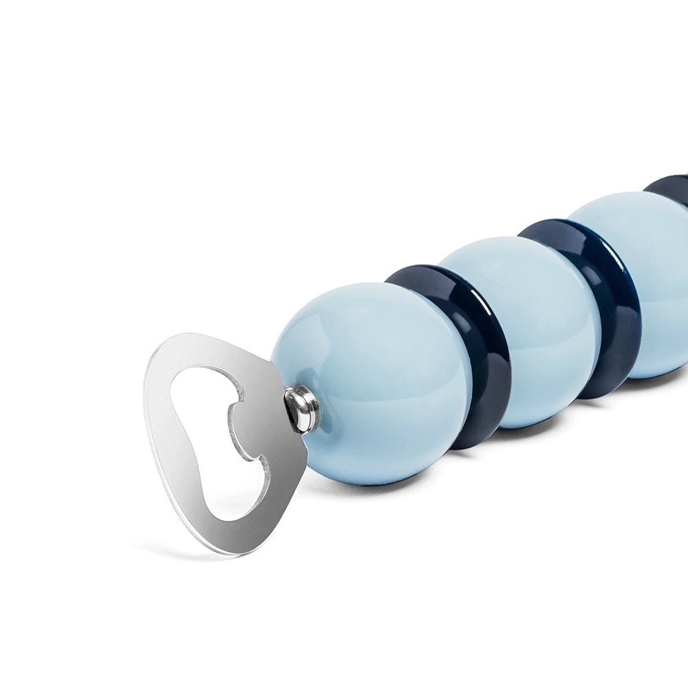 Pale Denim & Navy Bobbin Bottle Opener - Addison Ross Ltd UK