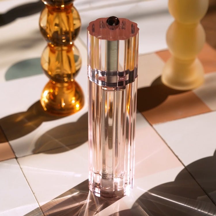Pale Pink Icy Flute Salt or Pepper Mill - Addison Ross Ltd UK