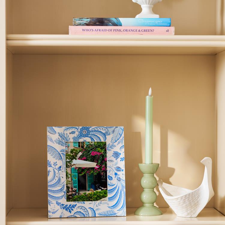 Palm Beach Blue Lacquer Photo Frame - Addison Ross Ltd UK