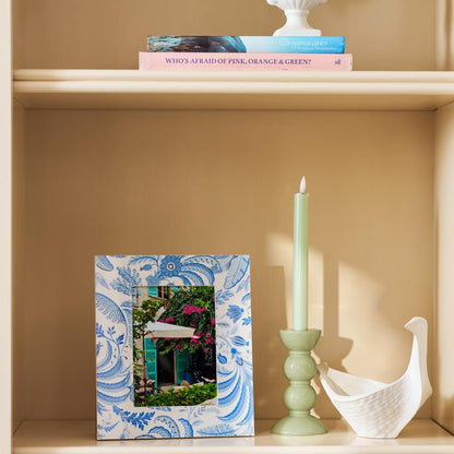 Palm Beach Blue Lacquer Photo Frame - Addison Ross Ltd UK