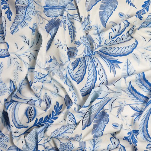 Palm Beach Blue Linen Tablecloth - Addison Ross Ltd UK