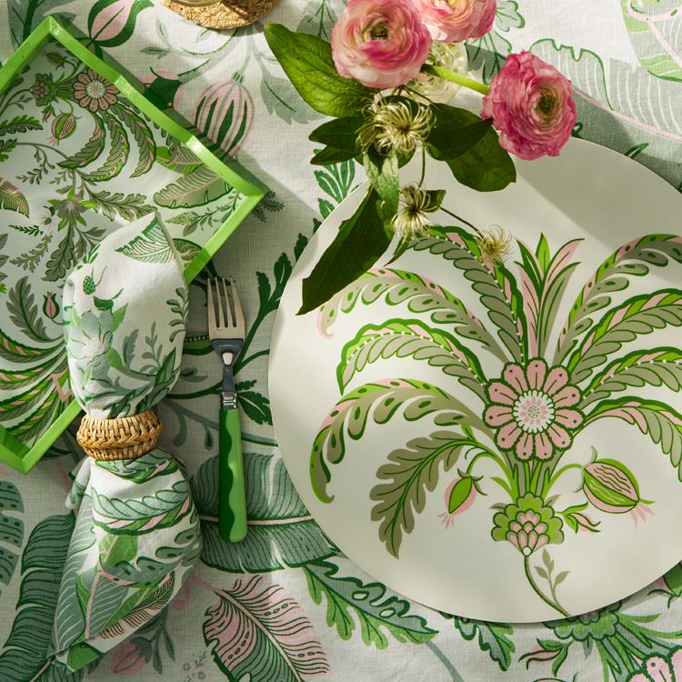 Palm Beach Green Lacquered Scallop Small Tray - Addison Ross Ltd UK